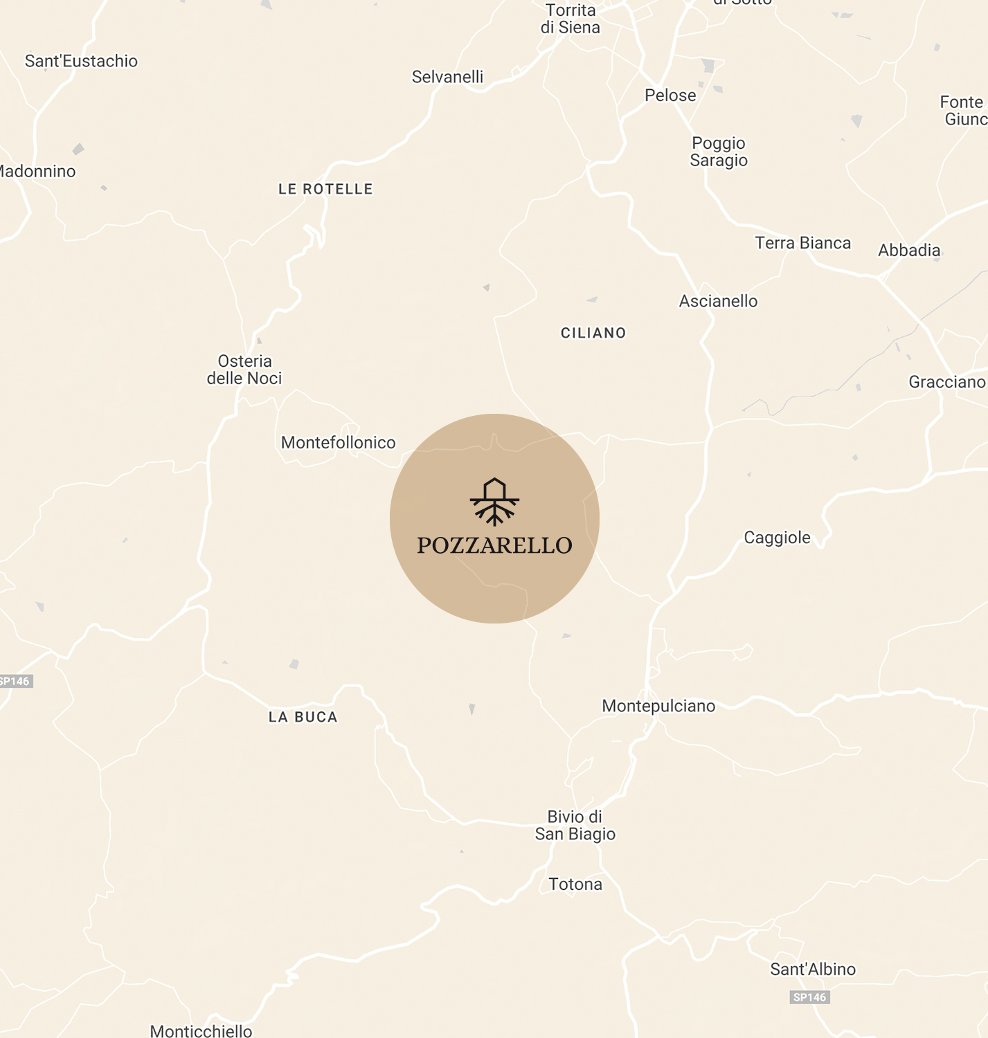 Pozzarello Mappa